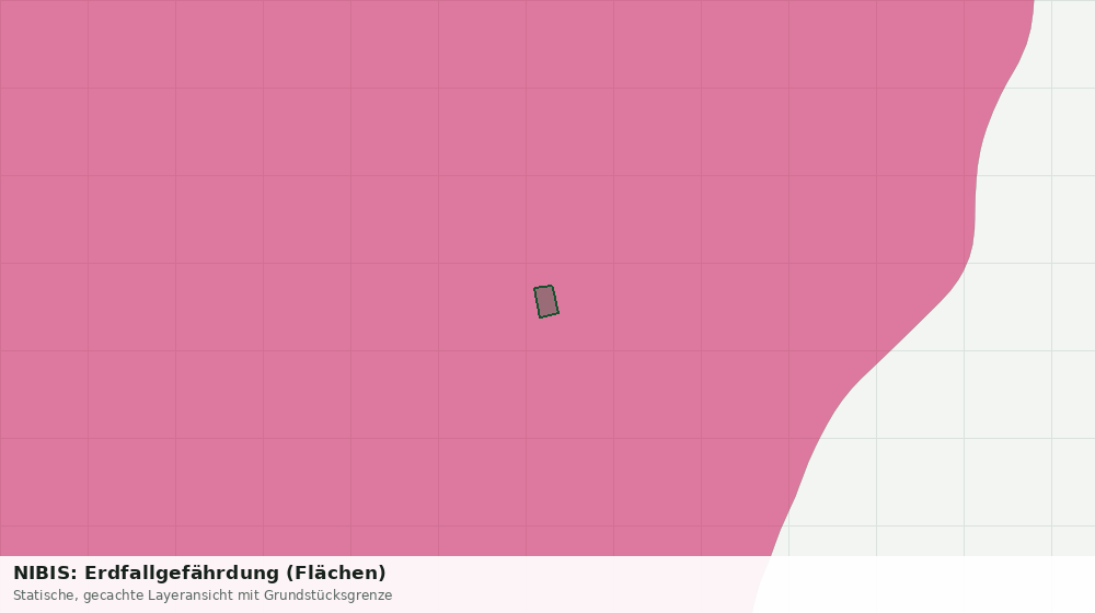 Statische Kartenansicht: NIBIS: Erdfallgefährdung (Flächen)