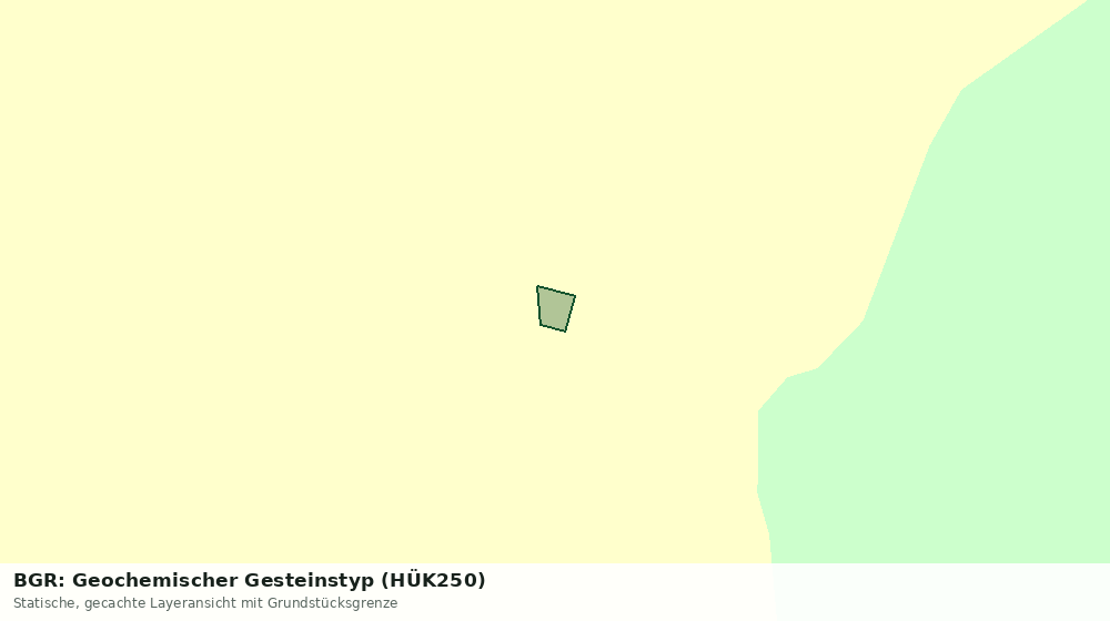 Statische Kartenansicht: BGR: Geochemischer Gesteinstyp (HÜK250)