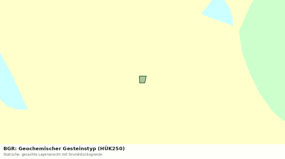 Statische Kartenansicht: BGR: Geochemischer Gesteinstyp (HÜK250)
