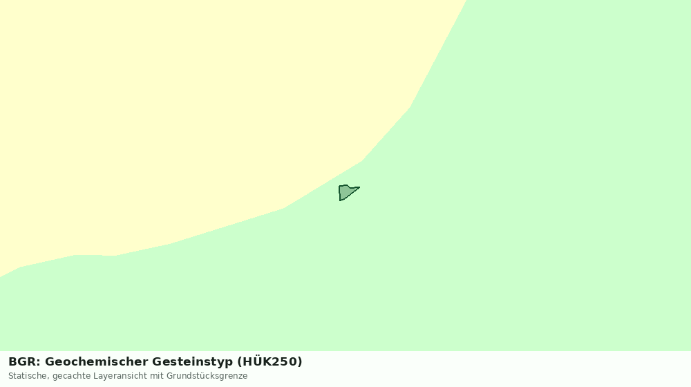 Statische Kartenansicht: BGR: Geochemischer Gesteinstyp (HÜK250)