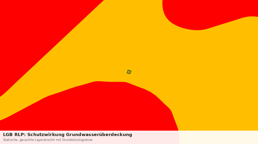 Statische Kartenansicht: LGB RLP: Schutzwirkung Grundwasserüberdeckung