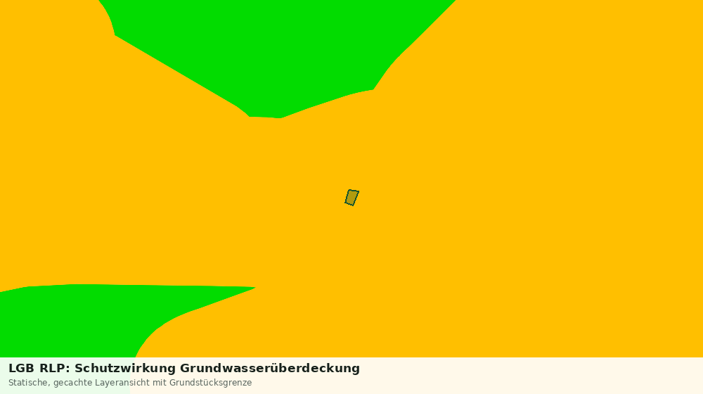 Statische Kartenansicht: LGB RLP: Schutzwirkung Grundwasserüberdeckung