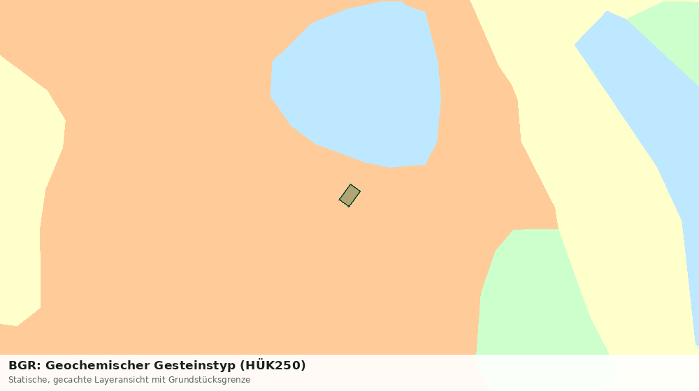 Statische Kartenansicht: BGR: Geochemischer Gesteinstyp (HÜK250)