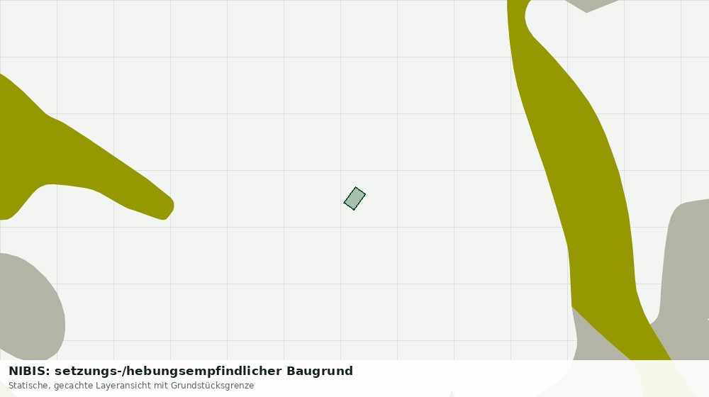 Statische Kartenansicht: NIBIS: setzungs-/hebungsempfindlicher Baugrund
