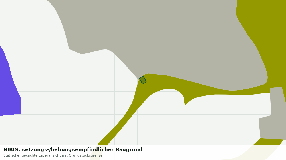 Statische Kartenansicht: NIBIS: setzungs-/hebungsempfindlicher Baugrund