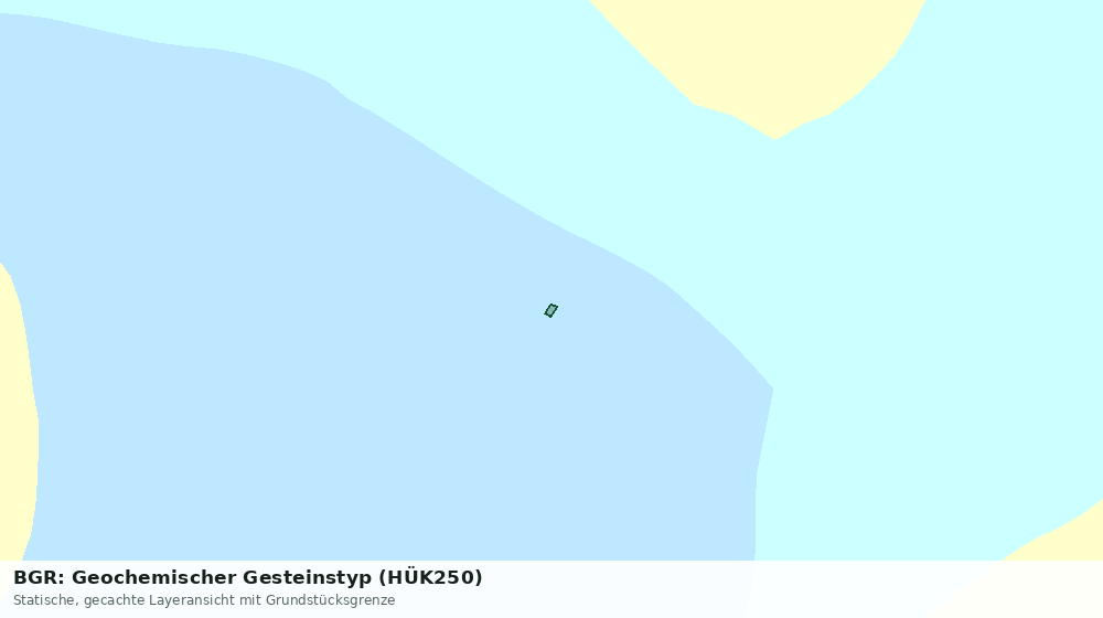 Statische Kartenansicht: BGR: Geochemischer Gesteinstyp (HÜK250)