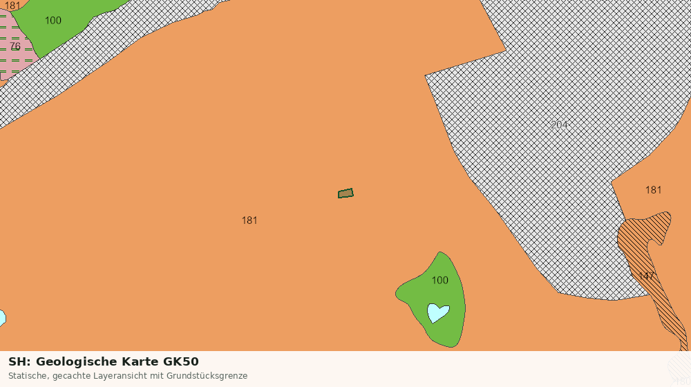 Statische Kartenansicht: SH: Geologische Karte GK50