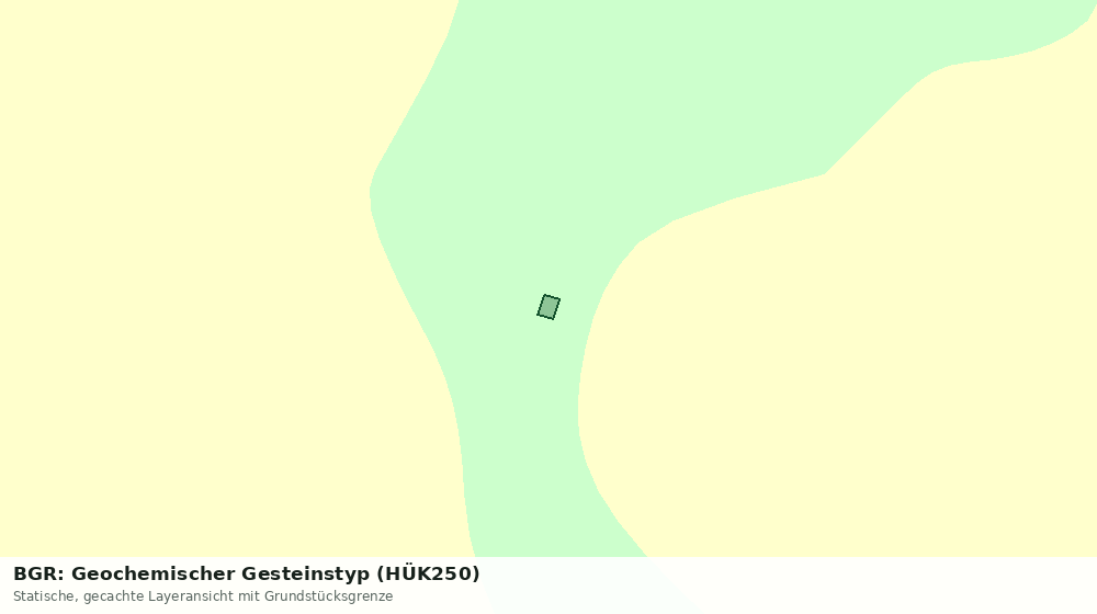 Statische Kartenansicht: BGR: Geochemischer Gesteinstyp (HÜK250)