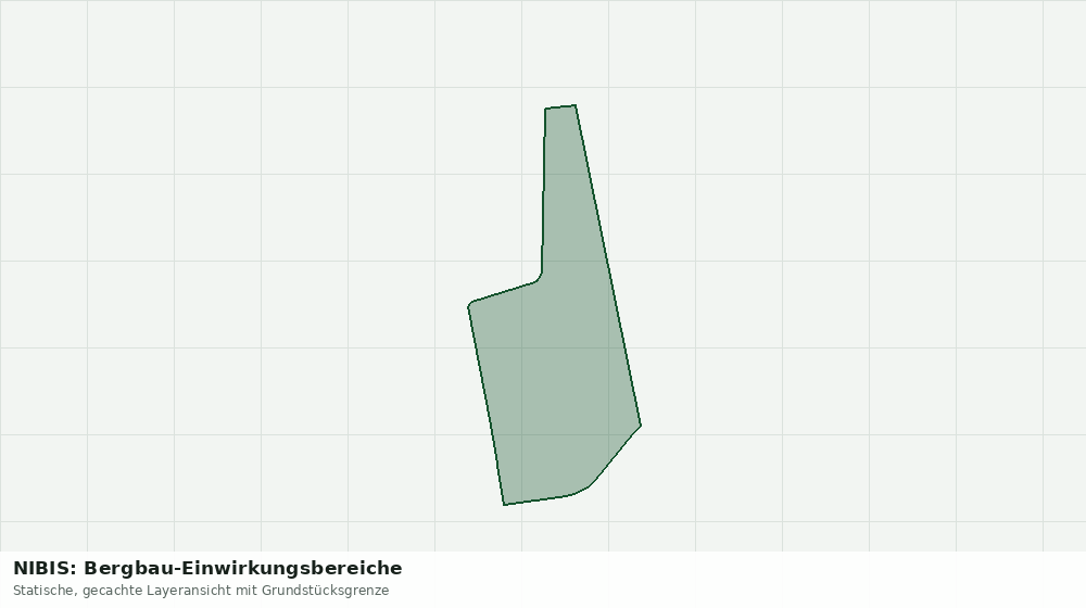 Statische Kartenansicht: NIBIS: Bergbau-Einwirkungsbereiche