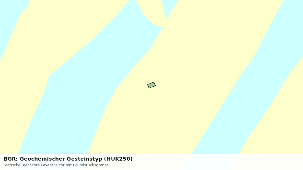 Statische Kartenansicht: BGR: Geochemischer Gesteinstyp (HÜK250)