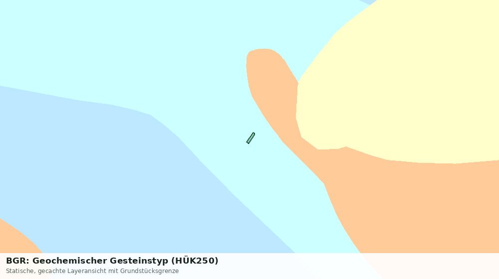 Statische Kartenansicht: BGR: Geochemischer Gesteinstyp (HÜK250)