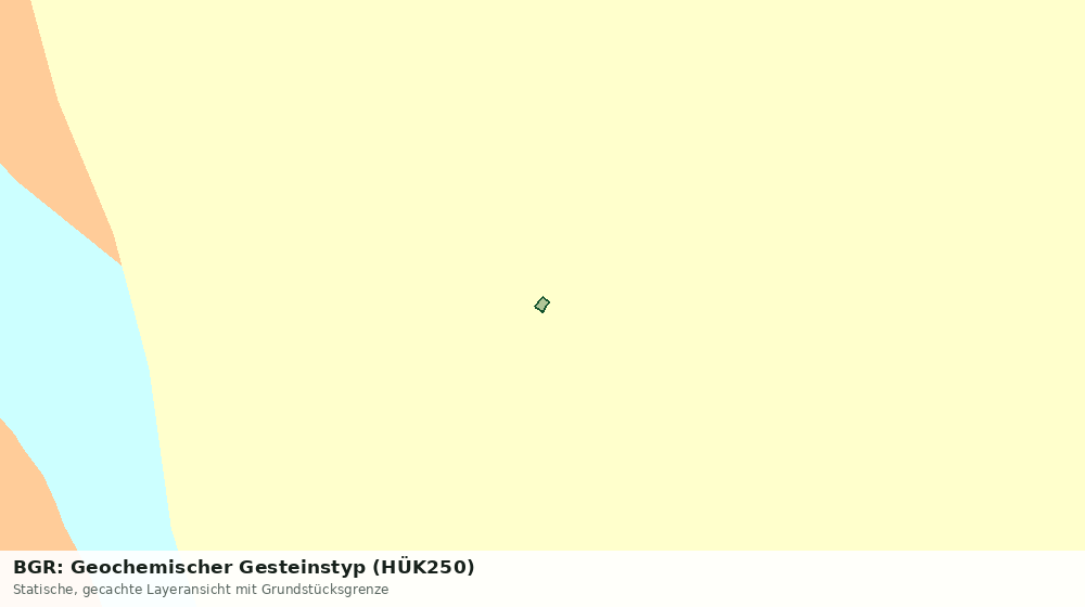 Statische Kartenansicht: BGR: Geochemischer Gesteinstyp (HÜK250)