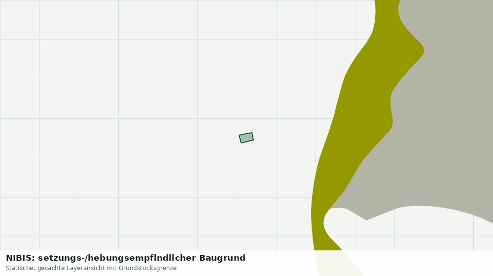 Statische Kartenansicht: NIBIS: setzungs-/hebungsempfindlicher Baugrund