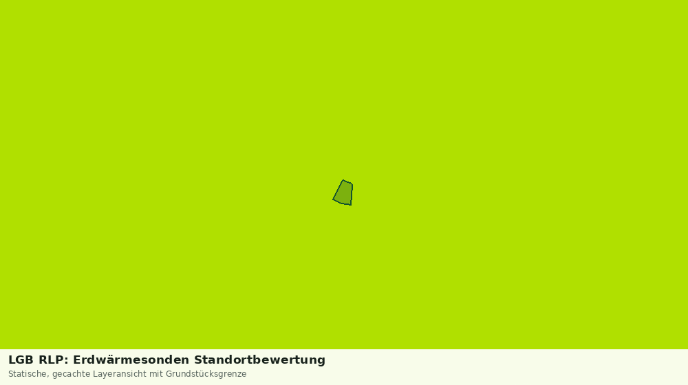 Statische Kartenansicht: LGB RLP: Erdwärmesonden Standortbewertung