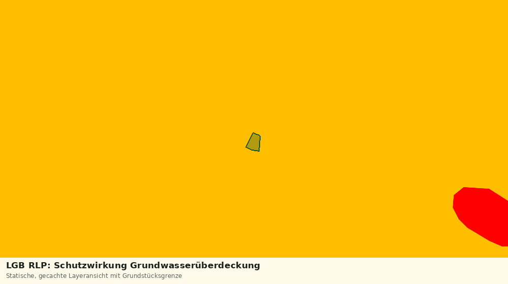 Statische Kartenansicht: LGB RLP: Schutzwirkung Grundwasserüberdeckung