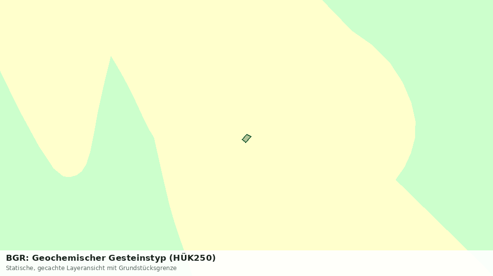 Statische Kartenansicht: BGR: Geochemischer Gesteinstyp (HÜK250)
