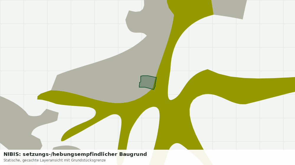 Statische Kartenansicht: NIBIS: setzungs-/hebungsempfindlicher Baugrund