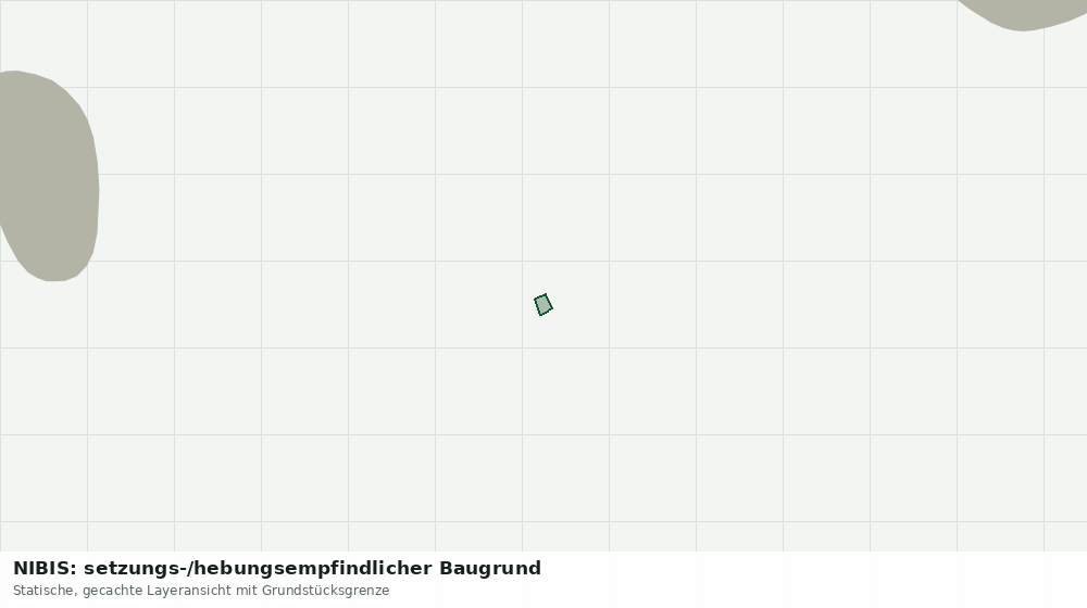 Statische Kartenansicht: NIBIS: setzungs-/hebungsempfindlicher Baugrund