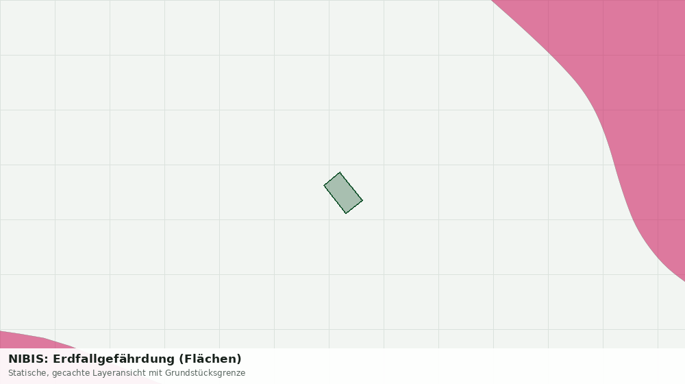 Statische Kartenansicht: NIBIS: Erdfallgefährdung (Flächen)