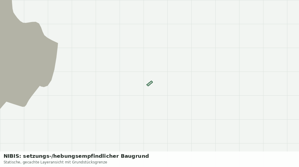 Statische Kartenansicht: NIBIS: setzungs-/hebungsempfindlicher Baugrund