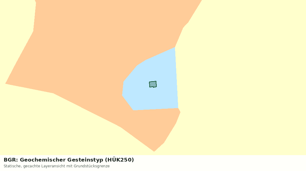 Statische Kartenansicht: BGR: Geochemischer Gesteinstyp (HÜK250)