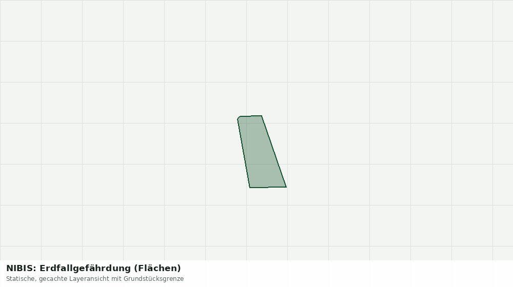 Statische Kartenansicht: NIBIS: Erdfallgefährdung (Flächen)