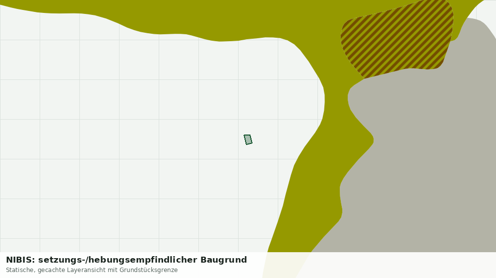 Statische Kartenansicht: NIBIS: setzungs-/hebungsempfindlicher Baugrund