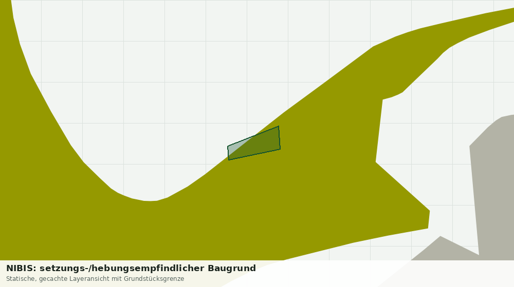 Statische Kartenansicht: NIBIS: setzungs-/hebungsempfindlicher Baugrund