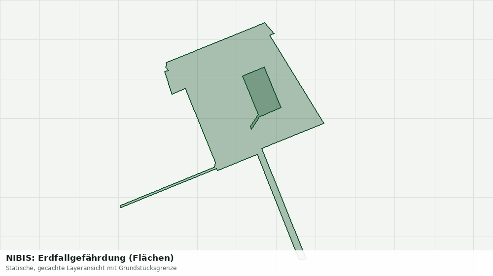 Statische Kartenansicht: NIBIS: Erdfallgefährdung (Flächen)