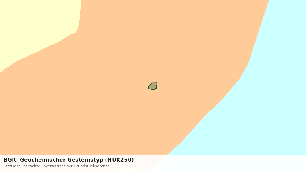 Statische Kartenansicht: BGR: Geochemischer Gesteinstyp (HÜK250)
