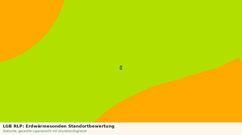 Statische Kartenansicht: LGB RLP: Erdwärmesonden Standortbewertung