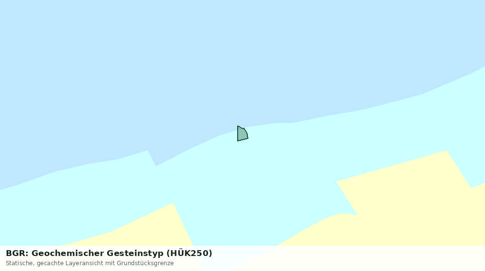 Statische Kartenansicht: BGR: Geochemischer Gesteinstyp (HÜK250)