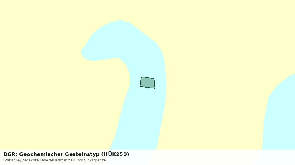 Statische Kartenansicht: BGR: Geochemischer Gesteinstyp (HÜK250)