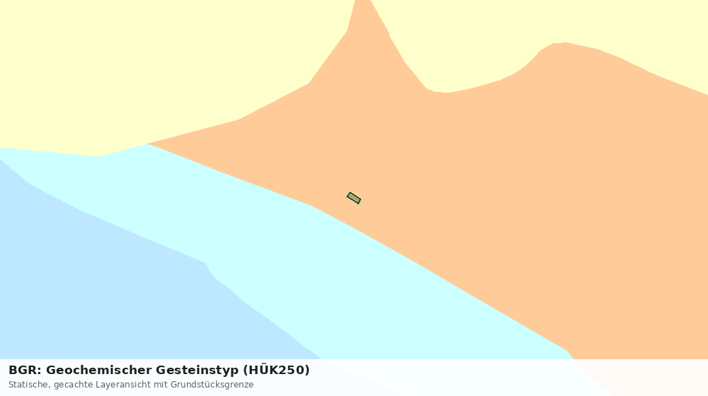 Statische Kartenansicht: BGR: Geochemischer Gesteinstyp (HÜK250)