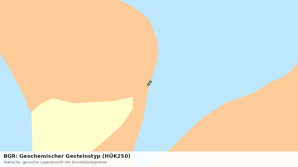 Statische Kartenansicht: BGR: Geochemischer Gesteinstyp (HÜK250)