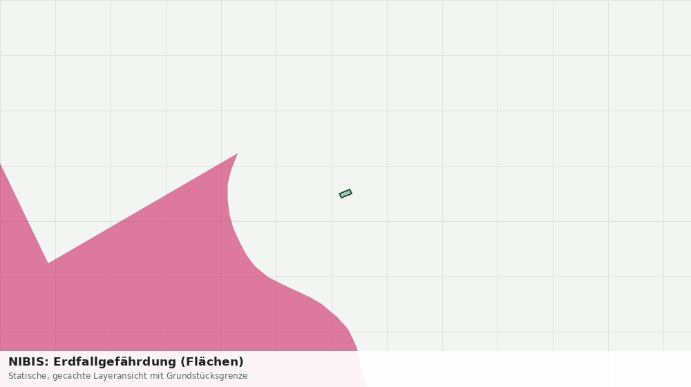 Statische Kartenansicht: NIBIS: Erdfallgefährdung (Flächen)