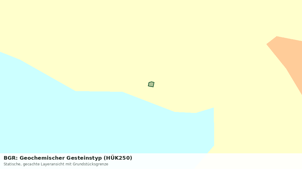 Statische Kartenansicht: BGR: Geochemischer Gesteinstyp (HÜK250)