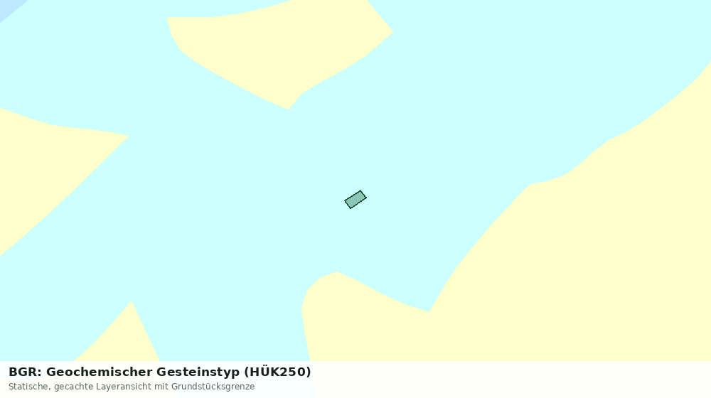 Statische Kartenansicht: BGR: Geochemischer Gesteinstyp (HÜK250)