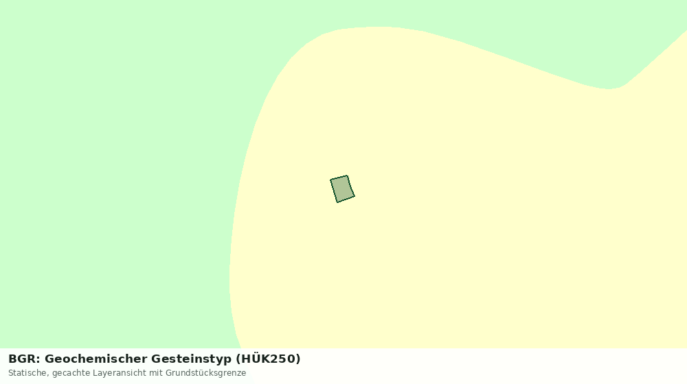 Statische Kartenansicht: BGR: Geochemischer Gesteinstyp (HÜK250)