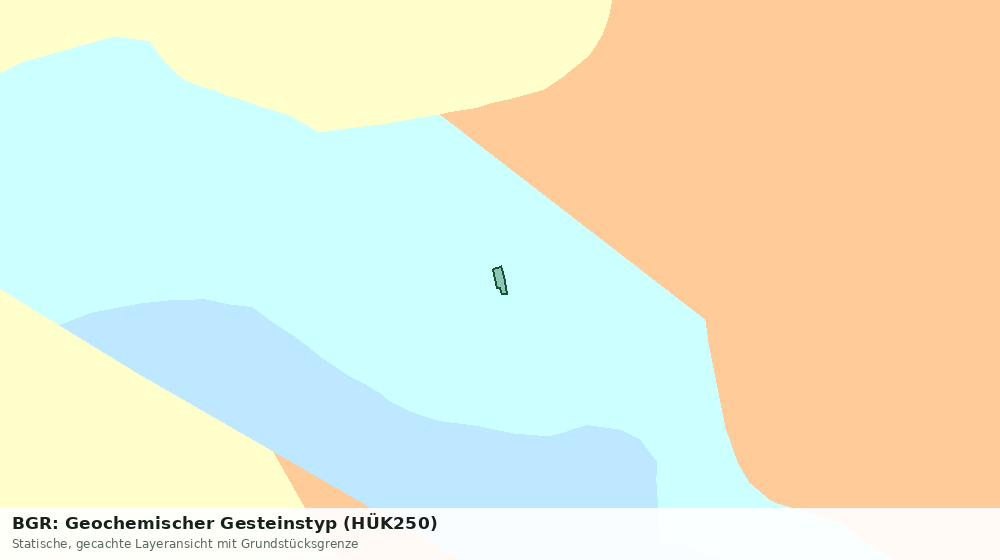 Statische Kartenansicht: BGR: Geochemischer Gesteinstyp (HÜK250)