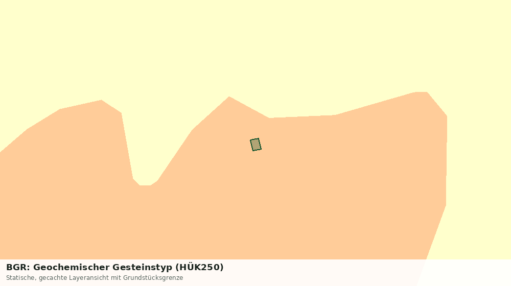 Statische Kartenansicht: BGR: Geochemischer Gesteinstyp (HÜK250)