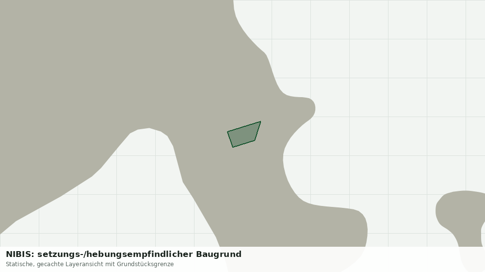 Statische Kartenansicht: NIBIS: setzungs-/hebungsempfindlicher Baugrund