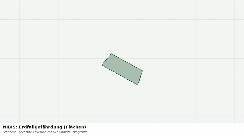 Statische Kartenansicht: NIBIS: Erdfallgefährdung (Flächen)