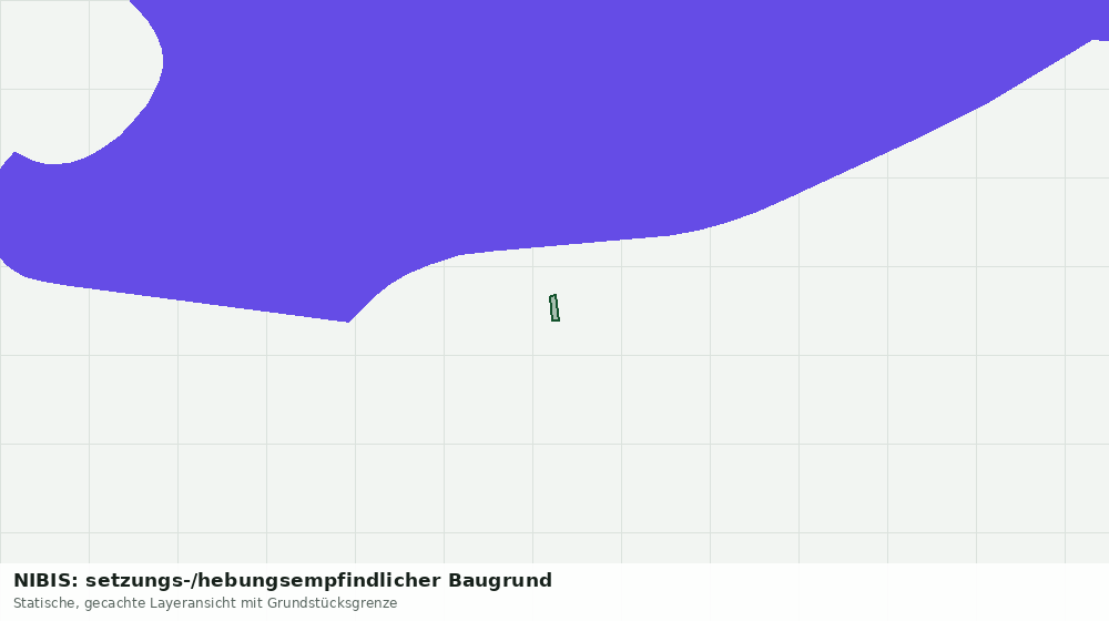 Statische Kartenansicht: NIBIS: setzungs-/hebungsempfindlicher Baugrund