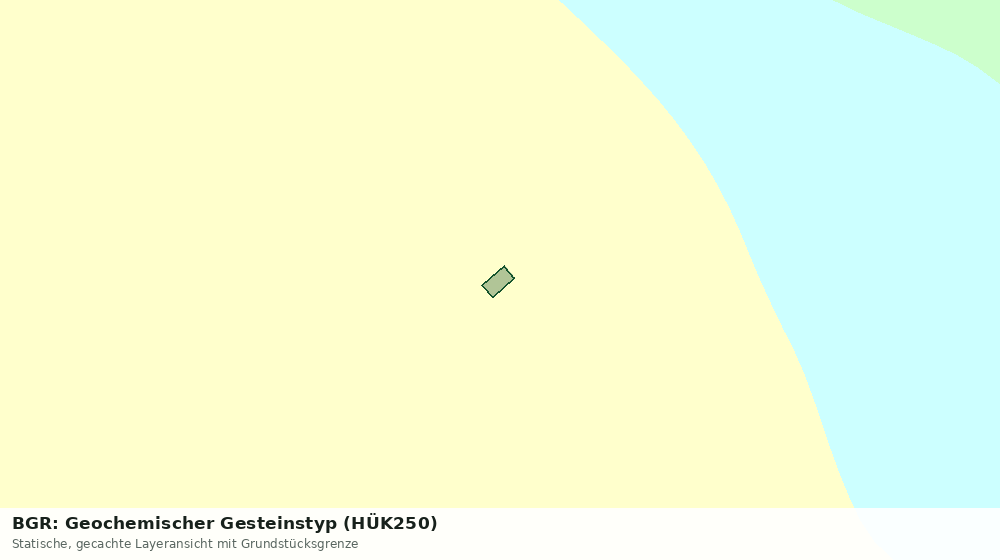 Statische Kartenansicht: BGR: Geochemischer Gesteinstyp (HÜK250)
