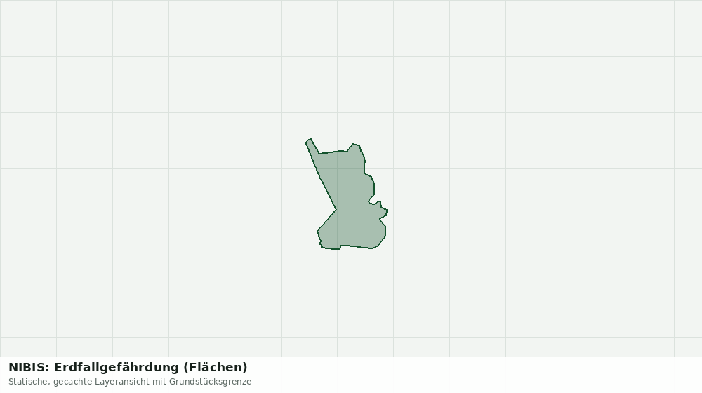 Statische Kartenansicht: NIBIS: Erdfallgefährdung (Flächen)