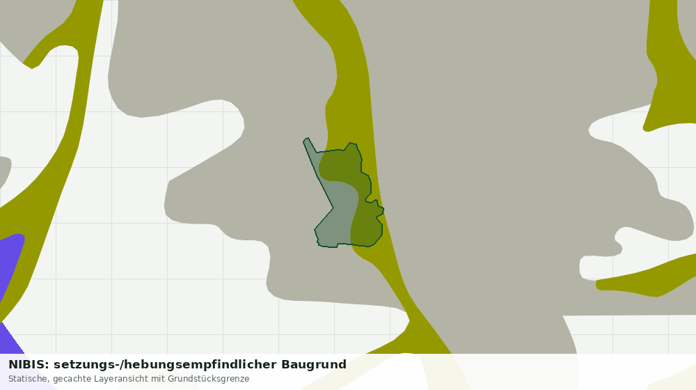 Statische Kartenansicht: NIBIS: setzungs-/hebungsempfindlicher Baugrund