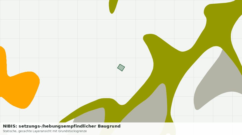 Statische Kartenansicht: NIBIS: setzungs-/hebungsempfindlicher Baugrund