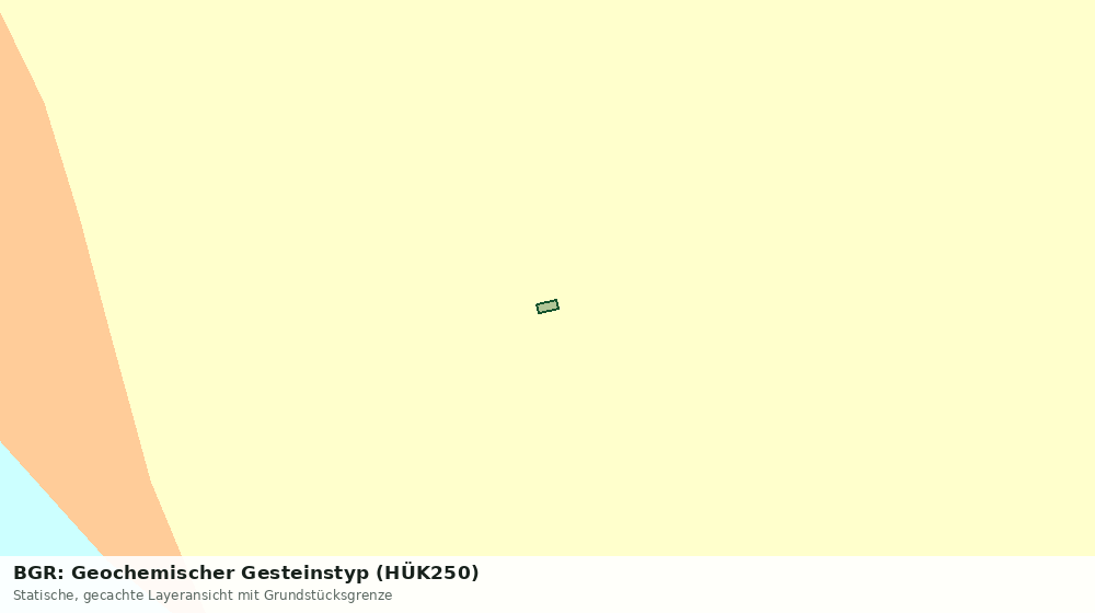 Statische Kartenansicht: BGR: Geochemischer Gesteinstyp (HÜK250)
