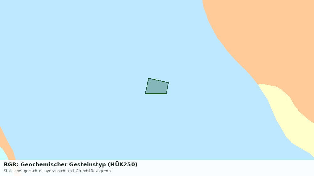 Statische Kartenansicht: BGR: Geochemischer Gesteinstyp (HÜK250)